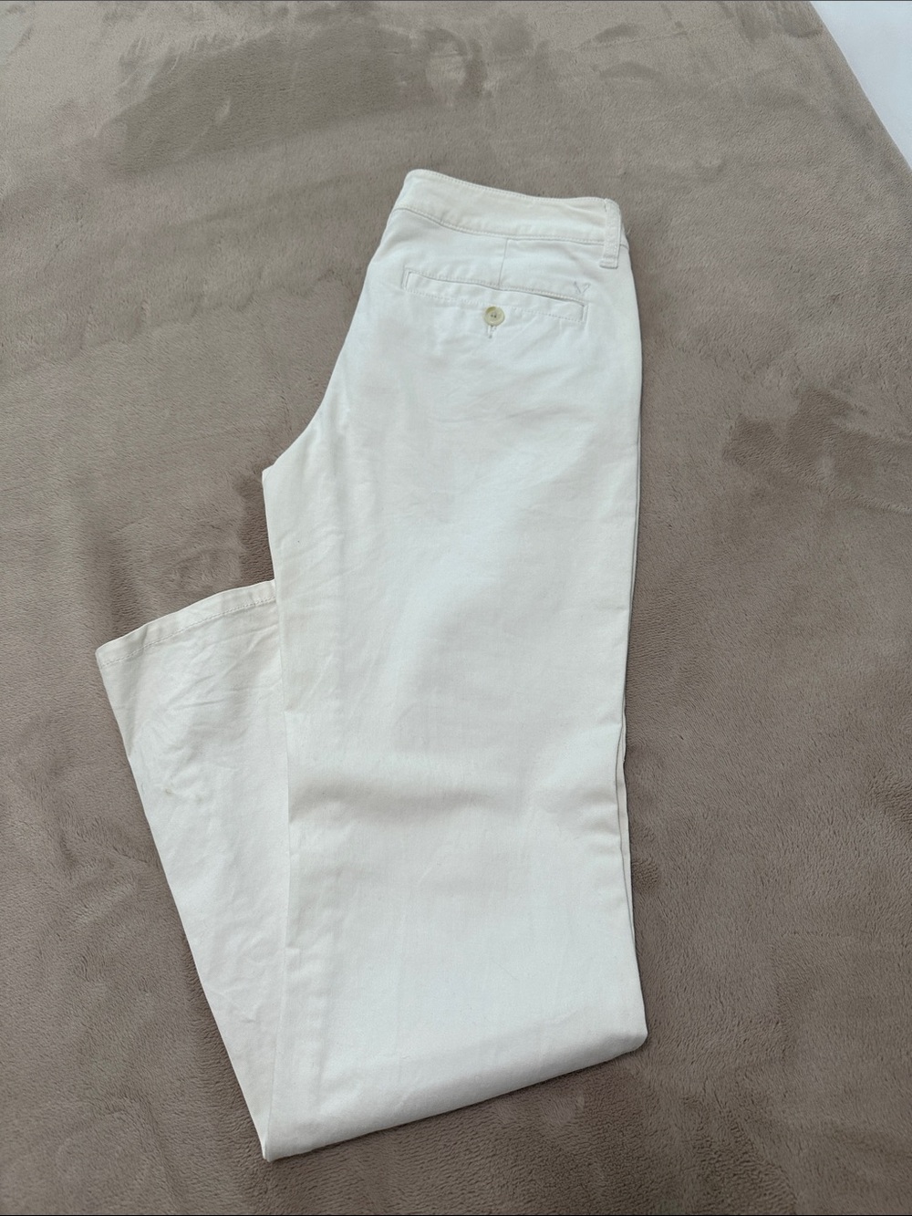 American Eagle Outfitters Straight Leg Cream Pants